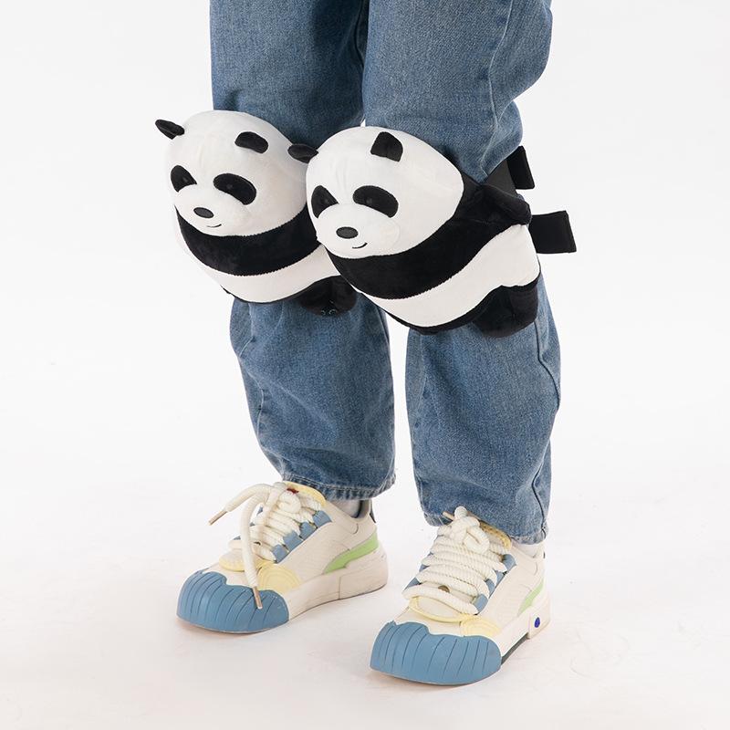 Zimní lyžařské ochranné vybavení Želva plyšová hračka Prdící polštář Měkké roztomilé hnědé medvídě Chrániče kolen Chránič kyčlí Lyžařská protipádová podložka