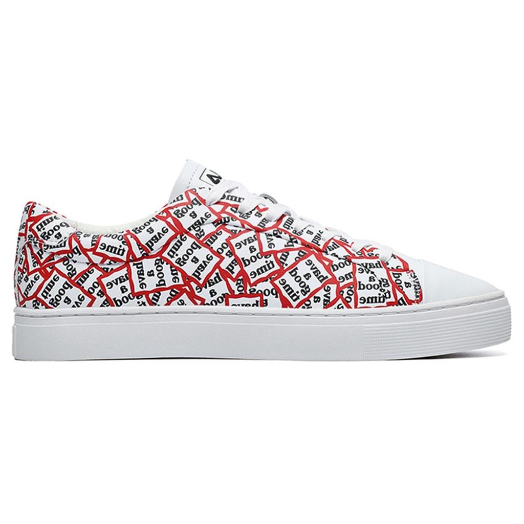 Fila Hagt X  1911 Leather Comfortable Durable Low-Top Sneakers Men Sneakers White Red F12M222207FWF