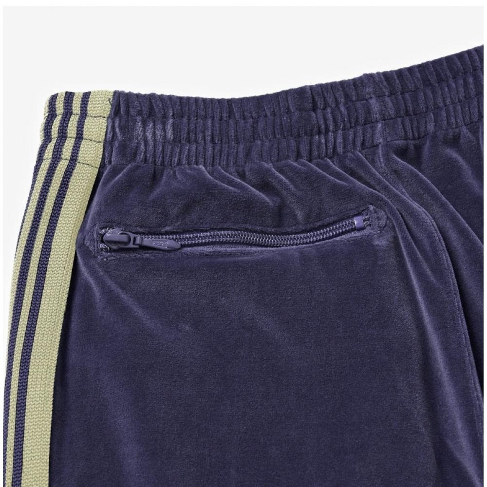 NeedleS Sametové Úzké Pruhované Kalhoty Pánské S Dlouhé Kalhoty Rw325 A námořnická