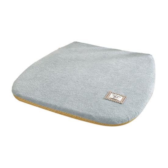 Cuscino Spesso Lavabile per Seduta in Memory Foam, Cuscino per Sedia, Cuscino da Pranzo con Lacci, Fondo Antiscivolo, Copertura per Arredamento Casa, Morbido e Caldo per Ufficio Autunno Inverno Legno