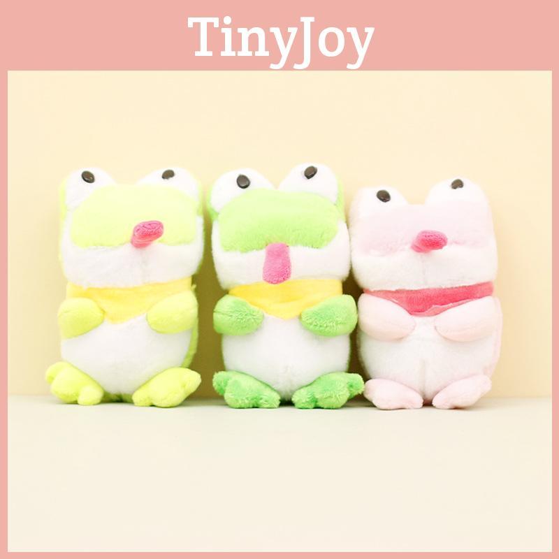 Adorable Plush Frog Keychain Cute Tongue-sticking Froggy Stuffed Animal Gift For Girls