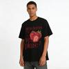 Retro Style Strawberry Print T-Shirt Casual Loose Fit Summer Fresh Cool Top For Men And Women Pure Cotton T-shirt