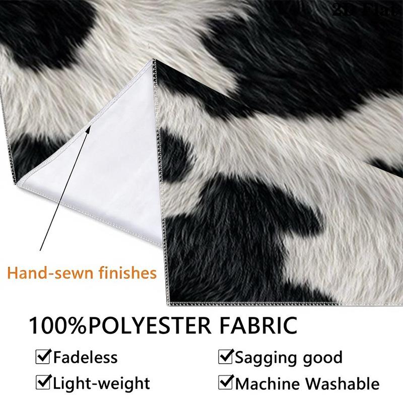 Cow Leopard Pattern Wall Tapestry Aesthetic Wall Hanging Printed Fabric Blanket Decorative Tapestries for Bedroom Living Room Home Decor