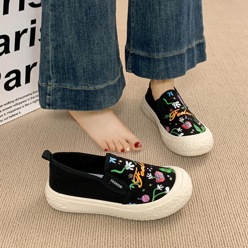 CRLAYDK Retro Women's Penny Printed Loafers Classic Driving Moccasins Casual Slip On Comfort Ladies Walking Flats Shoes