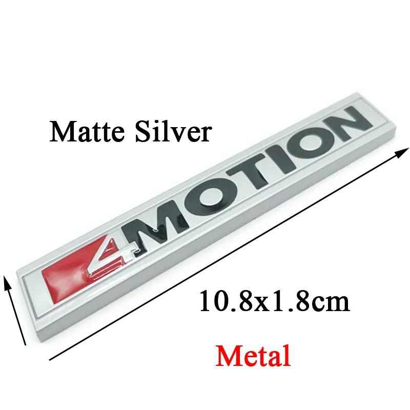 Metallbuchstaben für Autos Volkswagen Passat B6 B8 Tiguan VW T5 Golf 4 MK4 V6 Aufkleber 4motion Emblem Abzeichen Logo Aufkleber Zubehör BA5 1w white