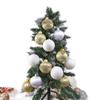 6pcs 8CM Christmas Ball Set Shatterproof Electroplating Ball  New Year