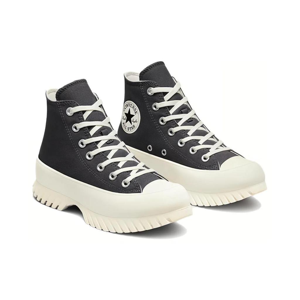 Converse All Star Lugged 2.0 High 'Dark Smoke Grey Egret' (Unisex) Dark Smoke Grey / Black / Egret Canvas Shoes A01368C