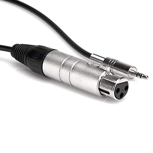 

Hosa MIT-156 Імпедансний трансформатор - XLR гніздо до 3,5 мм TRS штекер - 18 дюймів