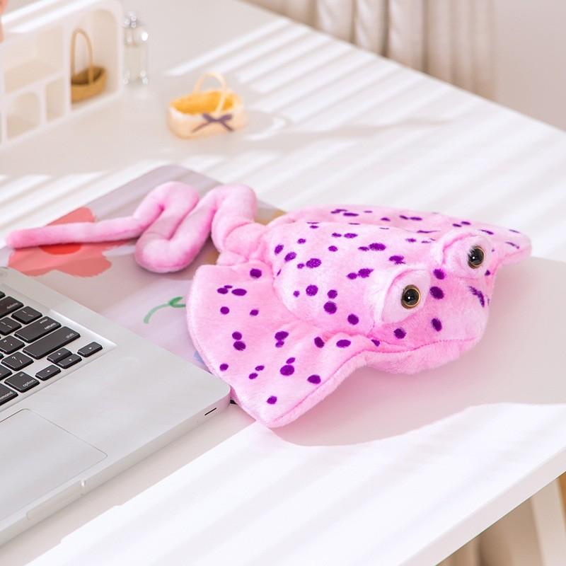 

Рэй Плюшевый Плед Игрушка Украшения для Комнаты Орнаменты Детям Рождественский Праздничный Подарок розовый