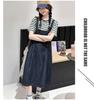 Girls' Summer Dress 2026 New Style Children's Stylish Medium and Large Girls' Summer Dress Cowboy Strap Skirt Two Piece Set
