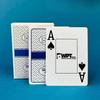Jingood 12 piece set Texas Hold'em Card WPT Game Official Card Trump Poker Plastic PVC Large Letter, popular Korean game