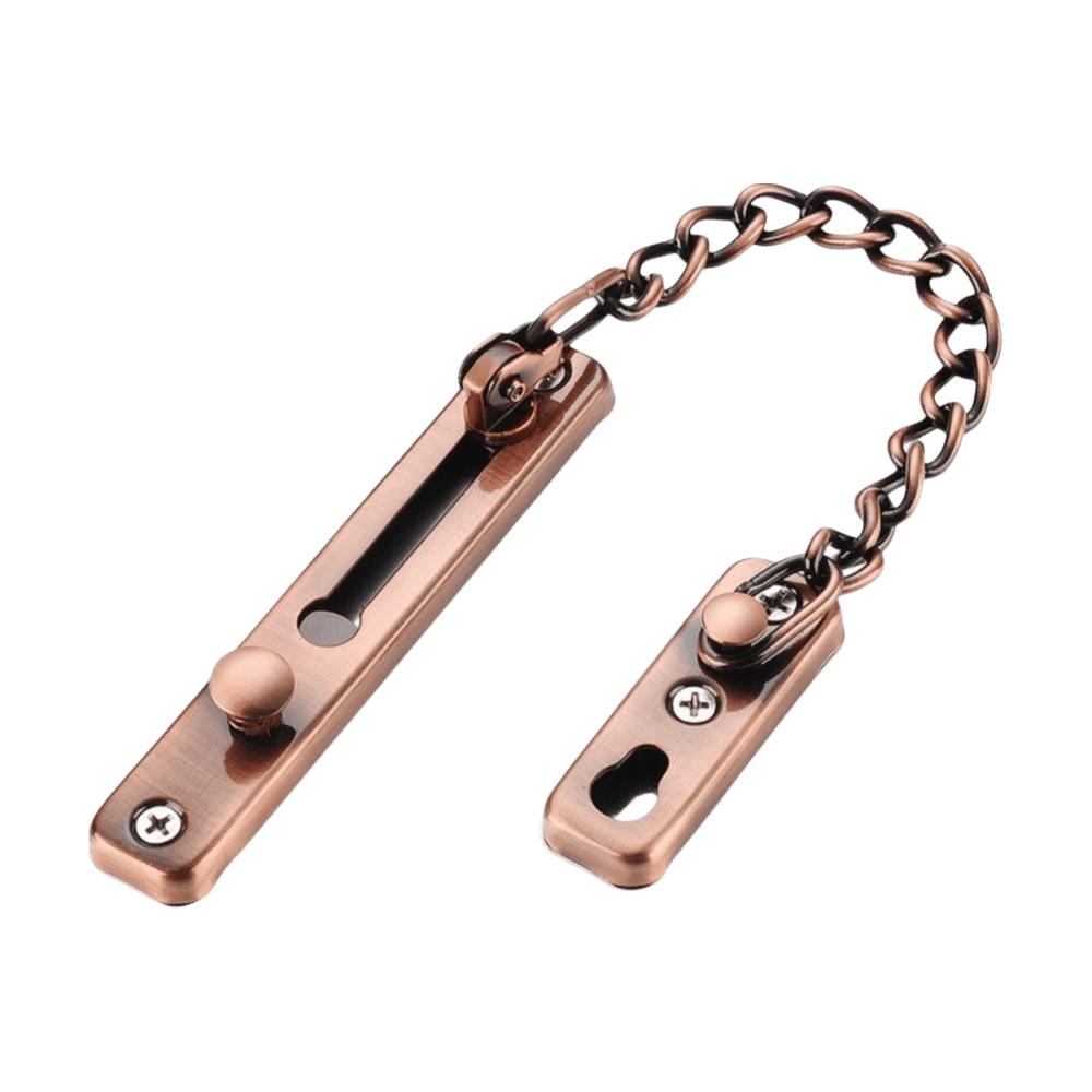 Bold Chain Door Chain Lock No-drill Guard Against Theft Security Chain Guard Stainless Steel Secure Anti Theft Press Lock Office