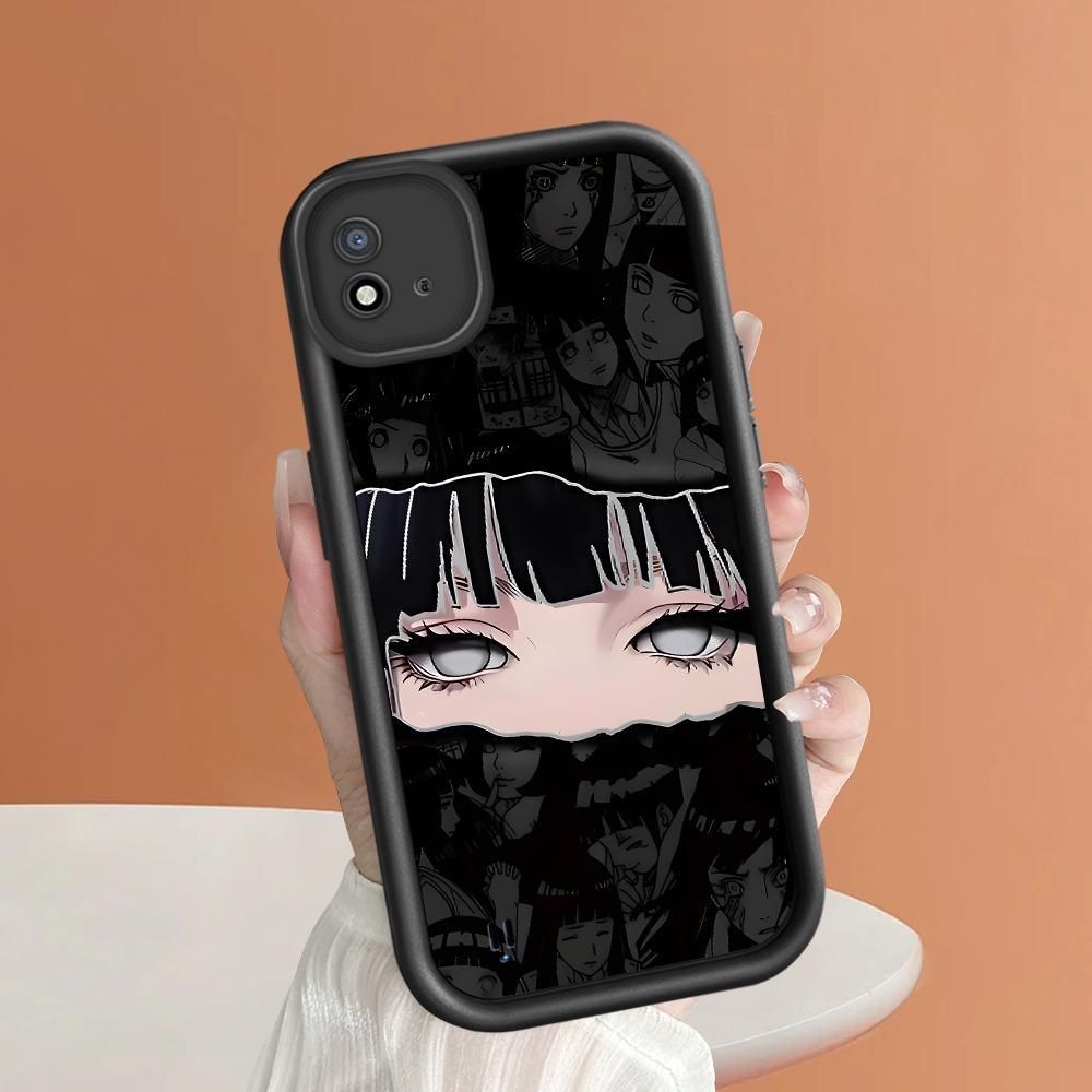 Soft Silicone Square Ladder Printing Pattern Phone Casing Full Cover Camera Shockproof Protection Rubber Case for OPPO Realme