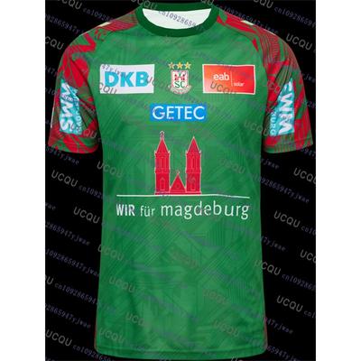 2026 Herren SC Magdeburg Handballtrikot Jugend Kinder Sportbekleidung Oversized Training Handball-Uniform Unisex Sport Strand T-Shirts Tops