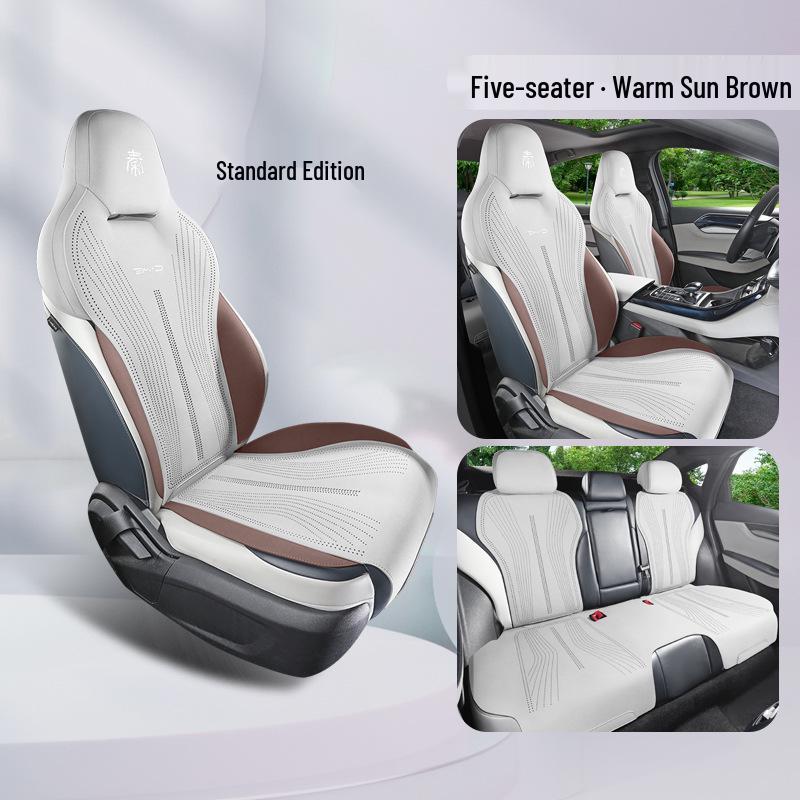 Four-Season Semi-Wrapped Car Seat Cushion for BYD Qin PLUS