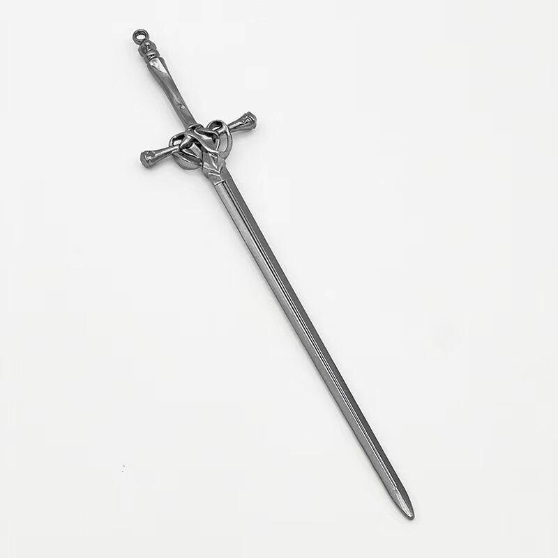 DIY Creative Chinese Style Hairpin Punk Sword Shape Hair Fork Fashion Hair Accessory for Women Cosplay Hanfu Party Wear