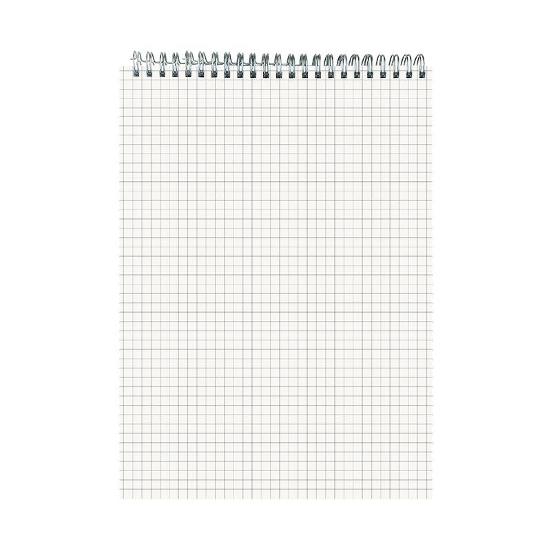 Dual Spiral Notebook - Thick B5, A5 Planner with Lined, Grid, and Blank Pages (English)
