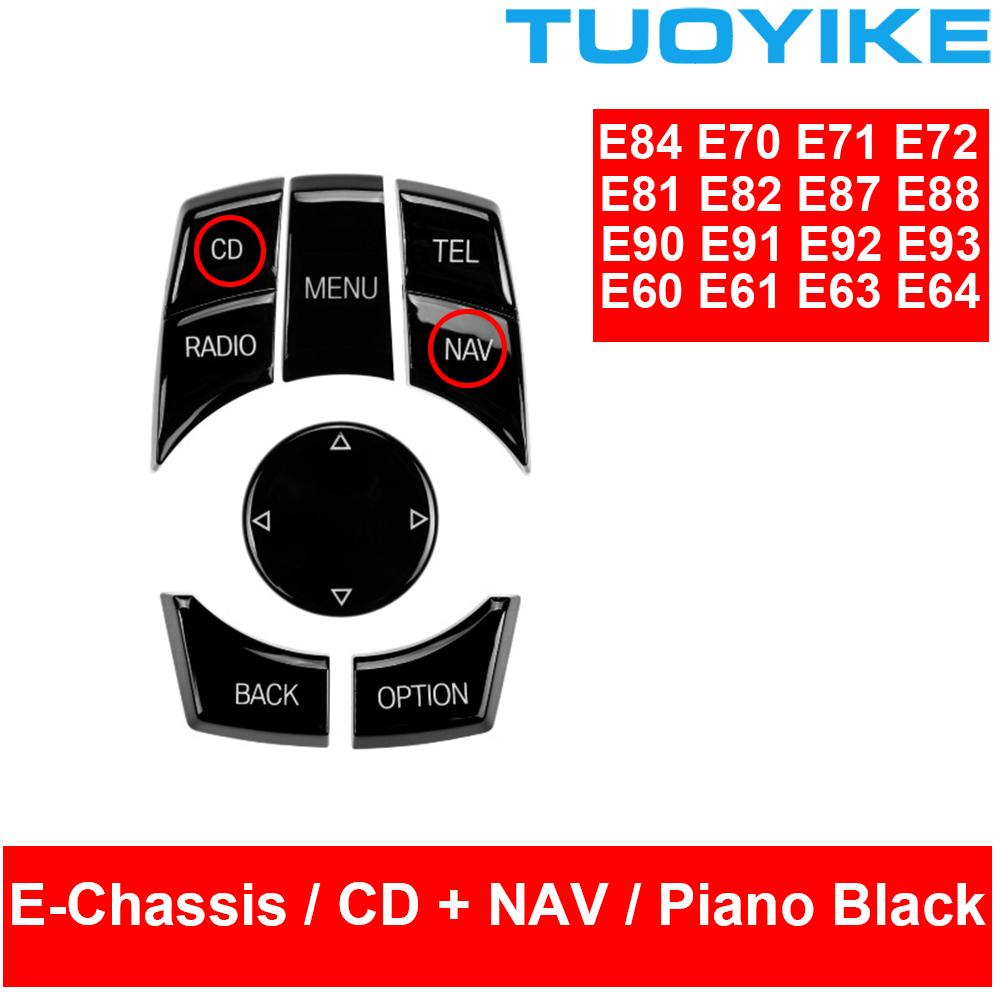 AAAQT1 Car Interior Console CIC i-Drive Multimedia Control Button For BMW 1 3 5-Series X1 E84 X5 X6 E70 E71 E81 E82 E90 E91 E92 E60 E61