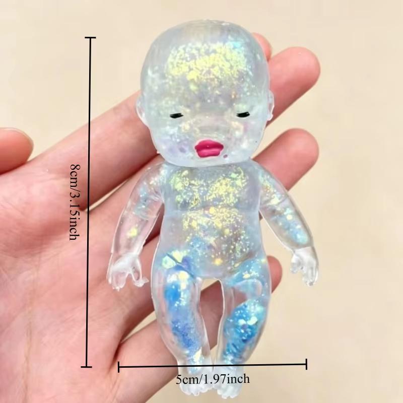 Vivid Squishy Sugar Baby Squeeze Toys Super Soft Adorable Glitter Decompression Toy Stress Anxiety Relief Slow Rising Toy