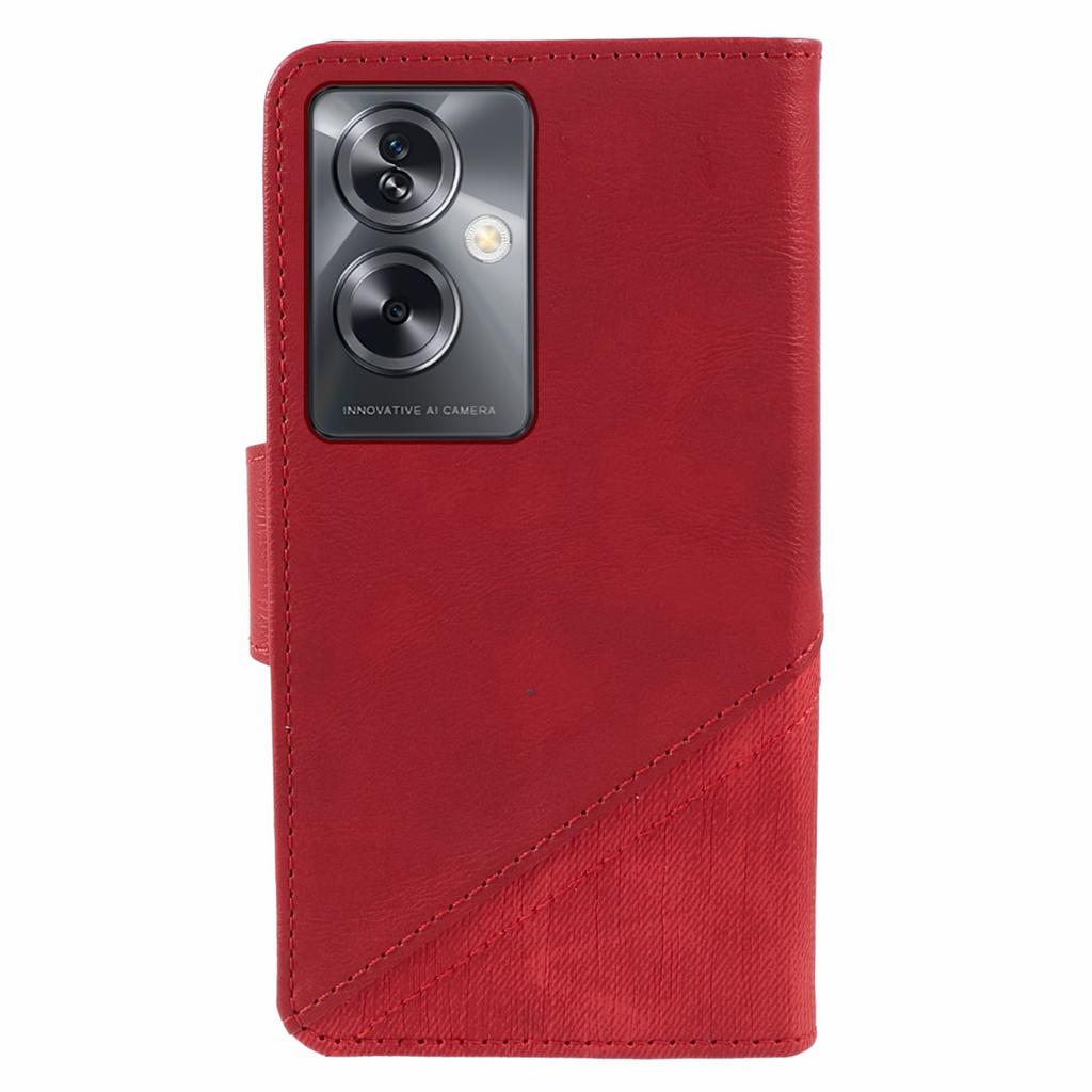 For Oppo A79 5G PU Leather Phone Case Crazy Horse Texture Mobile Phone Shell Wallet