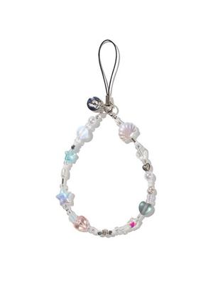 PHONO PHONO MINI STAR FISH MIXED STRAP Mini Starfish Phone Strap Keyring