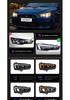 Mitsubishi Lancer EX 2010-2016 RS Style LED Headlights with DRL & Flowing Turn Signals.