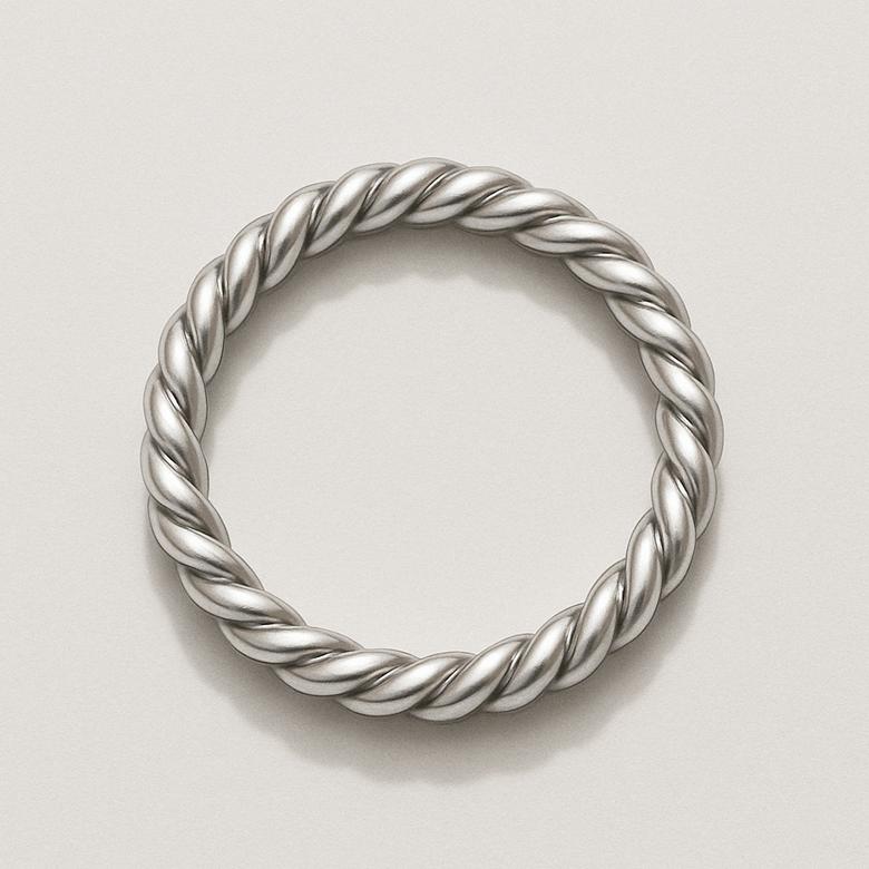 Mark-4 Twisted Ring (3Mm)