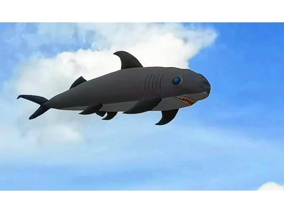 

Вэйфан 10м Подвеска-воздушный змей Акула - Мягкий надувной змей.