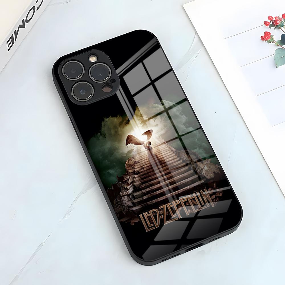 

Band L-Led Z-Zeppelins Phone Case For IPhone 17 Pro Max 15 Pro 16 14 Plus 12 13 Mini 11 Pro Shockproof Glass Cover iPhone16Plus