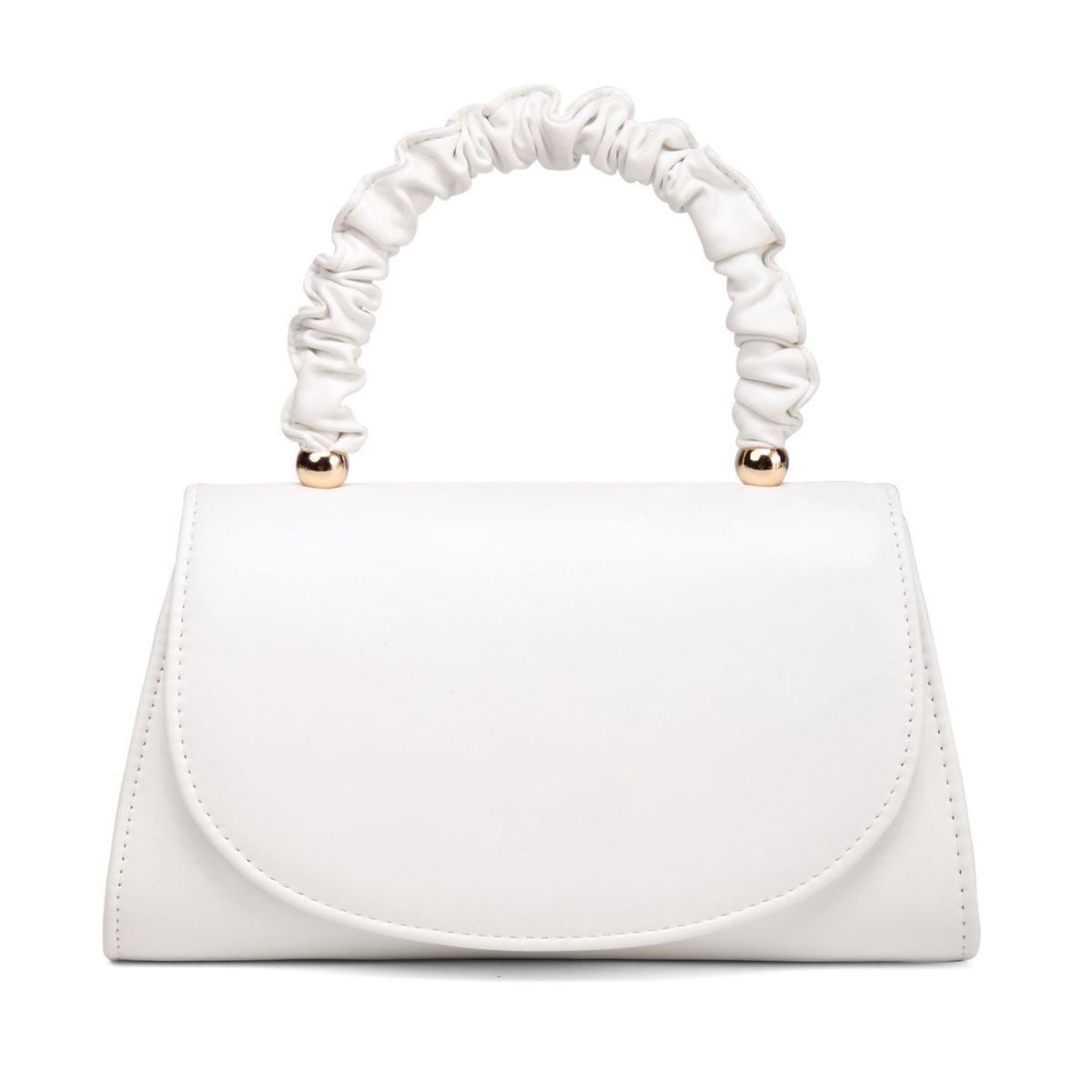 

Women Top-handle Bags White Leather Bride Handbags Purse Designer Evening Bags Party Handbag Wedding Clutch Wallet Shoulder Bag