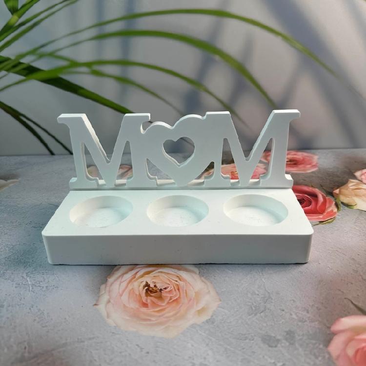 Candle Holder Molds with Base for Crafting Candle Holder