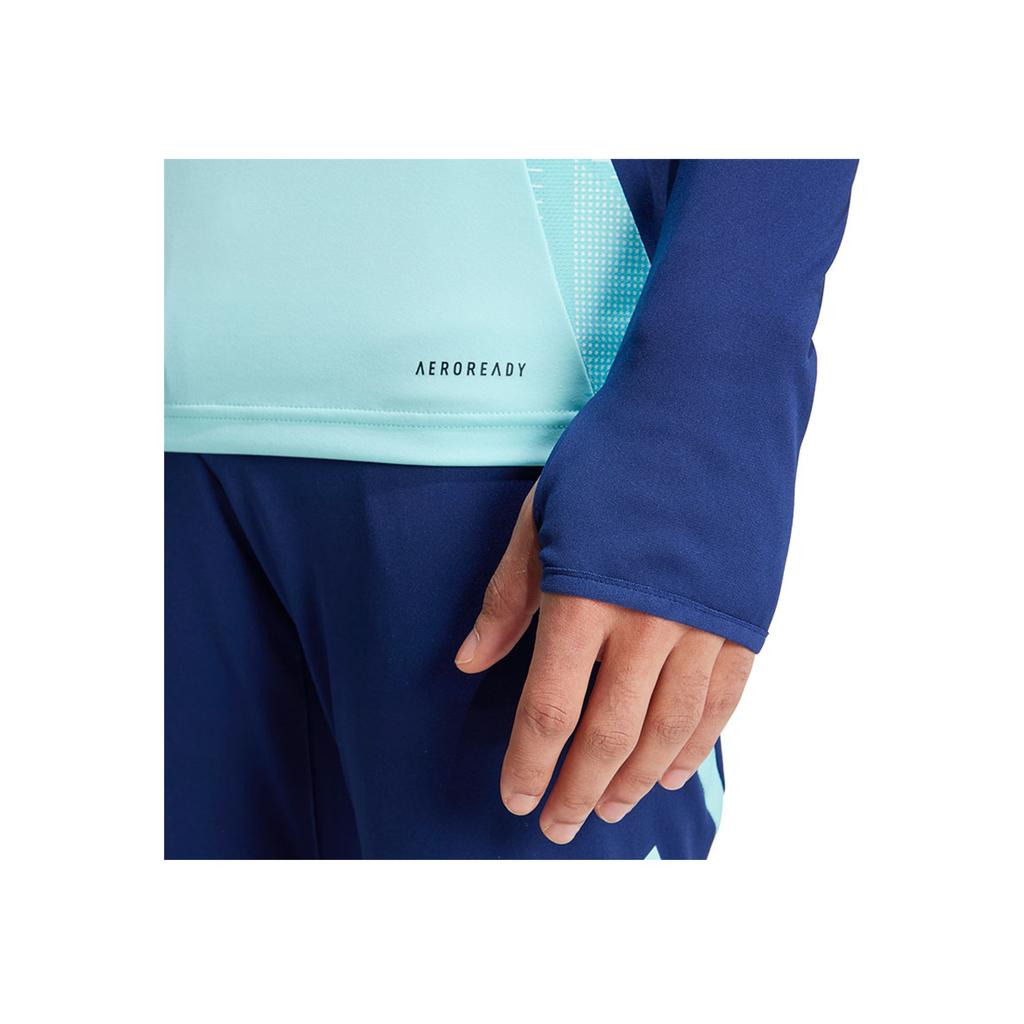 Adidas Training Top Comfortable Sports Casual Sweat-Wicking Football Shirt Men Tops Blue IT2208