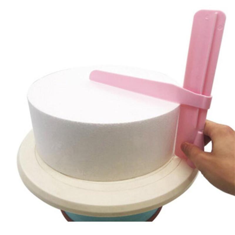 Cake Scraper Smoother Adjustable Fondant Spatulas Cake Edge Smoother Cream Decorating DIY Bakeware Tableware Kitchen Tool 1pc