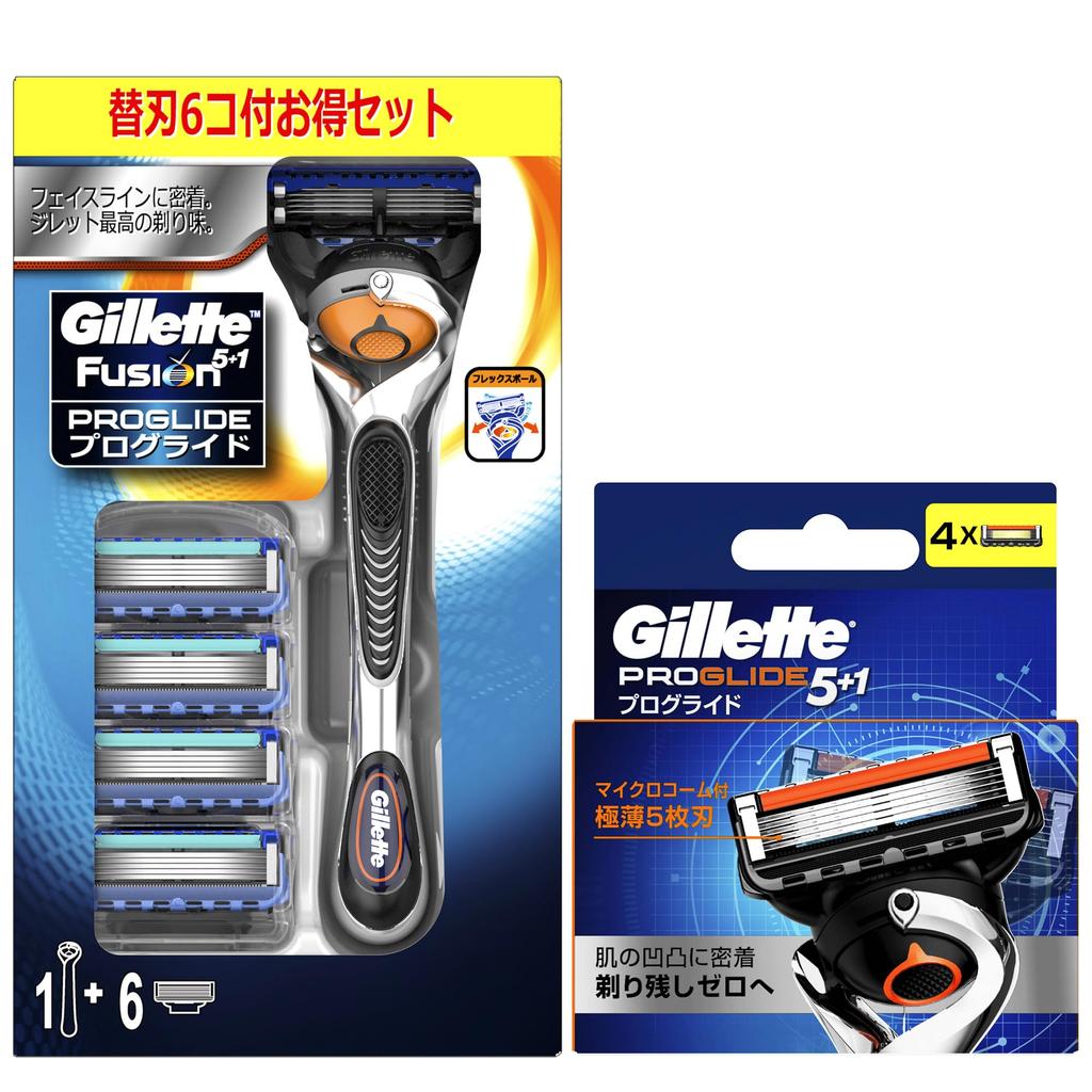 Gillette ProGlide Manual Holder 5 Blade Combo 4 Blades Pack is an older + + (Combo model)