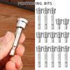 5Pcs/Set Durable Batch Head Woodworking Magnetic Positioning Screwdriver Positioning Bits Screw Nutdrivers 25mm/50mm