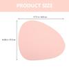 PU Made Dining Table Mat Heat-Resistant Non-Deformable Easy Clean Coaster for Home Placemat Dining Table Placemat