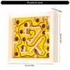 Wooden Hand Skill Training Bead Maze Puzzle Toy For Boy Girls Improves Logical Thinking And Patience Learning Gift