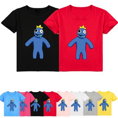 Children New Arrival Fashion 3d Printed Rainbow Friends Tee Short Sleeved T-shirt for Kids