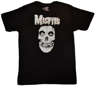 Misfits Threadpixel Herren Misfits Fiend Crimson Ghost Schwarzes T-Shirt NWT Medium