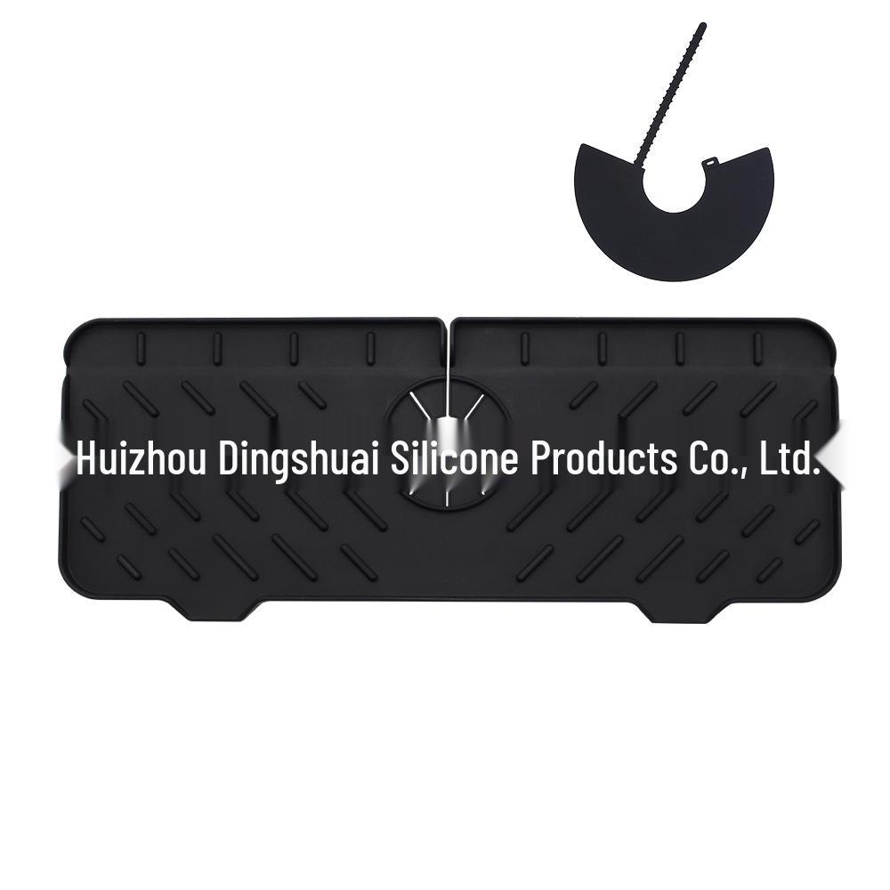 Luxusní silikonová podložka pod odtok - Velká, silná, prodloužená podložka pod vodovodní baterii umyvadla