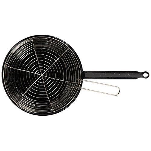 La valenciana Smaltovaná 24 cm, Hluboká pánev se 2 uchy Černá, Černá, 26 cm Vaello La Valenciana_2026