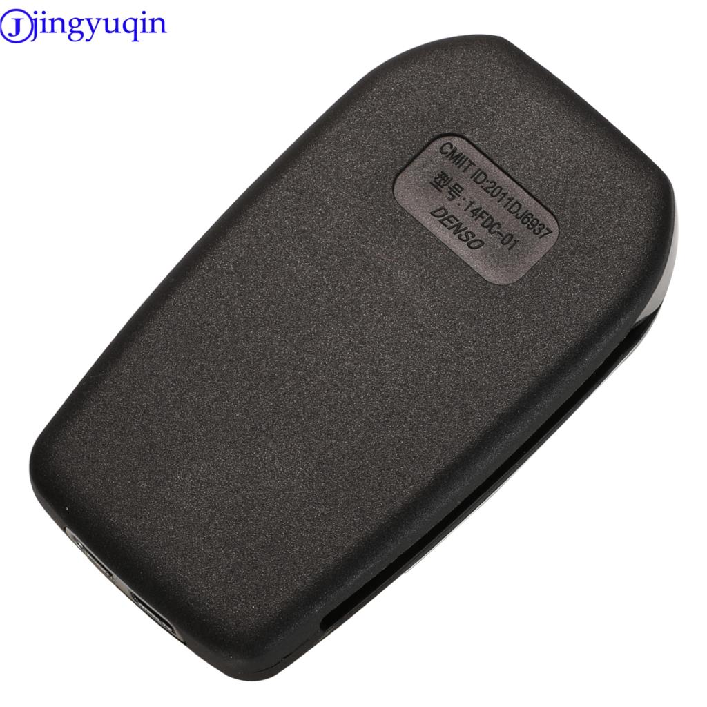 Jingyuqin Modifizierte 2/3/4 Tasten Autoschlüssel Gehäuse für Toyota Corolla Yaris Prado Tarago Camry RAV4 REIZ Crown Avalon Venza