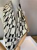 90Cm Square Scarf Luxury Twill Silk Rolled Scarf Hijab  Women Scarf Handmade Curled Ladder Ladies Foulard Headband Bandana
