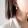 Trendy Hong Kong Style Copper C-Shaped Stud Earrings: Versatile, Elegant, Personalized Accessories for Women