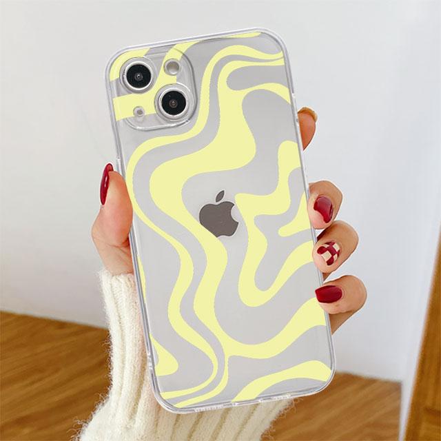 

Прозрачный чехол с текстурой коровы для Apple iPhone 11 14 13 12 Pro 7 8 Plus XR X XS Max 6 6S 14Pro, силиконовый чехол для телефона iPhone 14 Plus