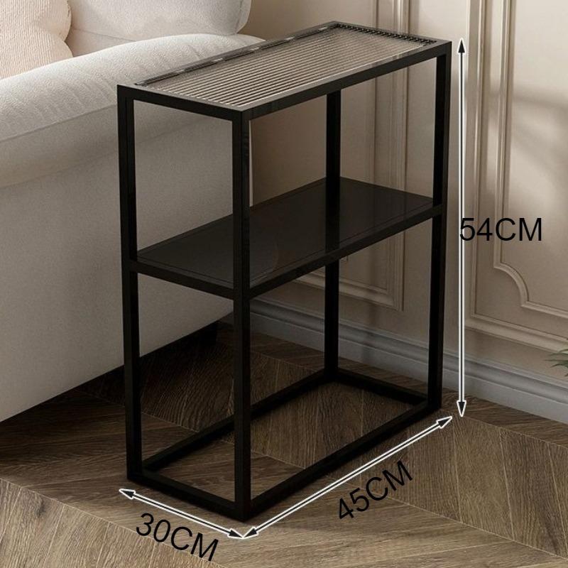 Metal Coffee Table Luxury Modern Removable End Tables Simple Narrow Shelves Organizers Home Living Room Bedroom Furnitures