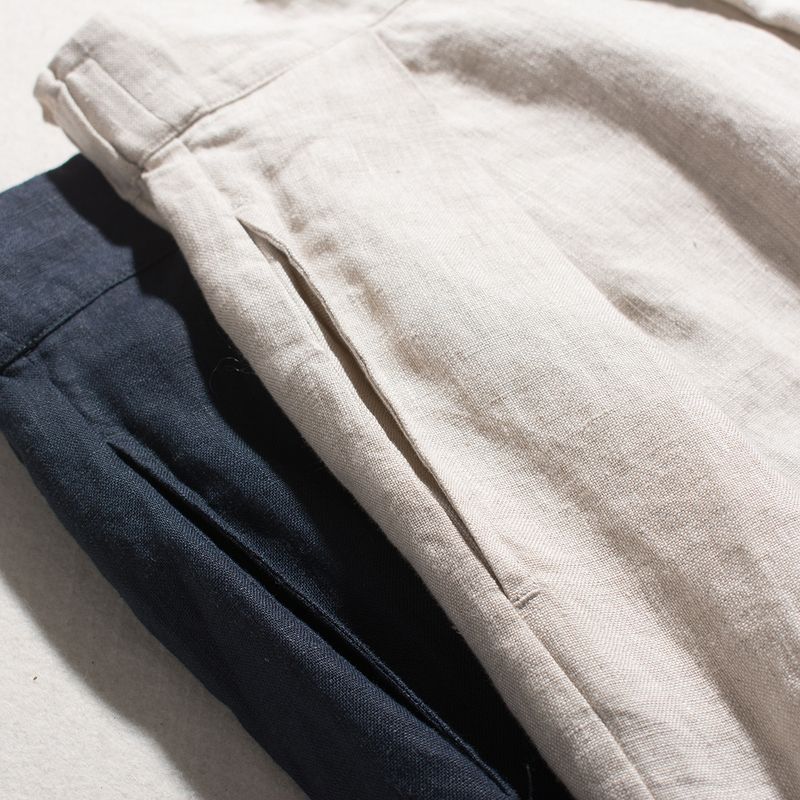 Export Export Daily Order 9 Pure Linen French Large Pleated Easiest for Match Artsy Waist Umbrella Skirt Mid Skirt