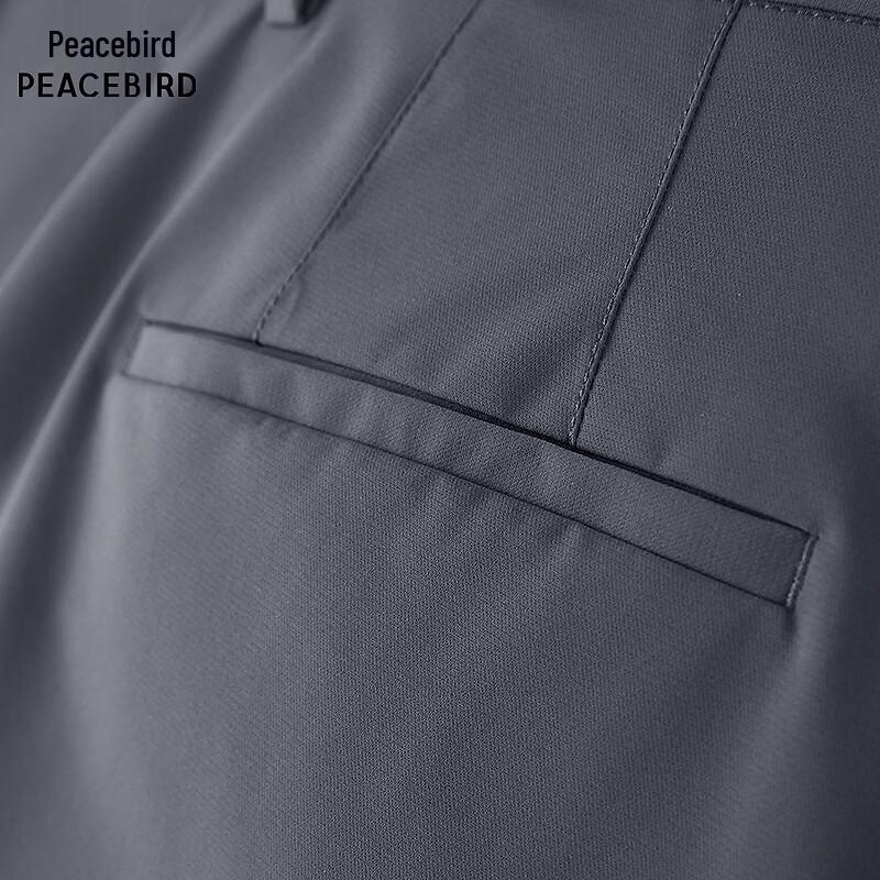 Peacebird Men's Summer Embroidered Slim Fit Casual Pants