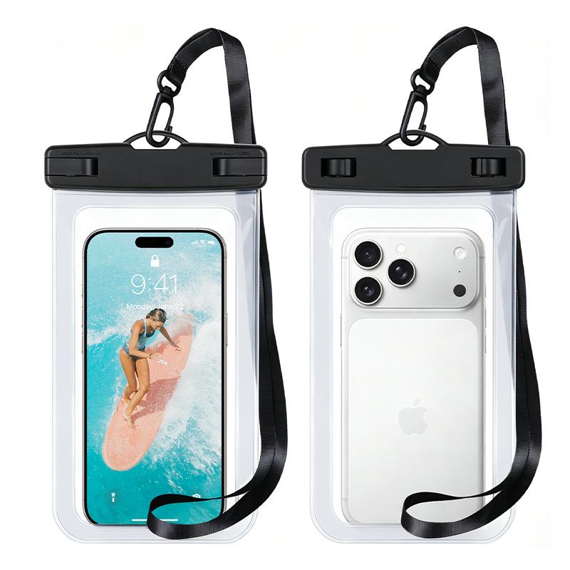 Waterproof Mobile Phone Pouch for Outdoor Swimming, Diving, Rafting - PVC Touchscreen-Compatible Bag