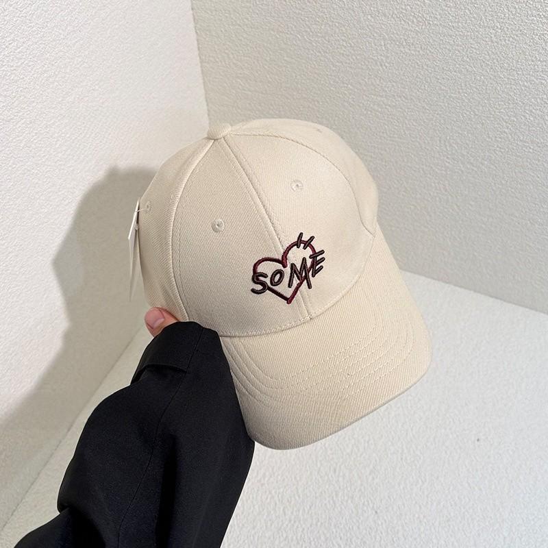 Streetwear Baseball Cap With Embroidered For Casual Summer Wear белый